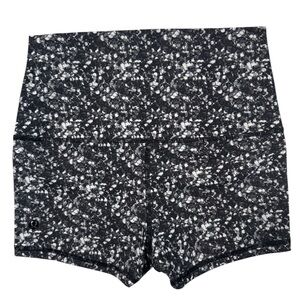 Lululemon Shine Short (Roll Down) in Shimmy Shimmer Black White